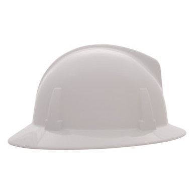 MSA Topgard Full Brim Hard Hat White #475393 | AFT Fasteners