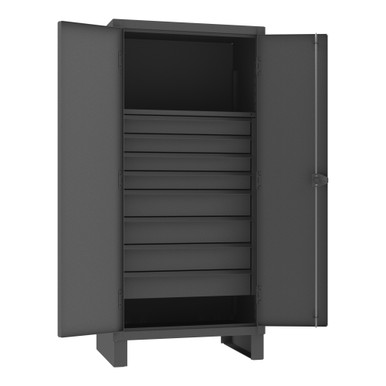 Durham Mfg Heavy-Duty Steel Cabinet, 12 Gauge, 3 Adjustable Shelf, 6 ...