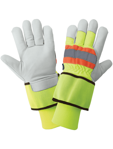 High-Visibility Premium-Grade Goatskin Leather Palm Insulated