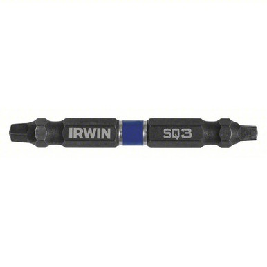 Irwin Impact Performance Double Ended Square (SQ3) Insert Bit, 2-1/2