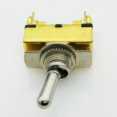 Brass Toggle On Off 20A (6/Pkg.) | AFT Fasteners