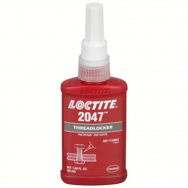 Loctite 2047 Threadlocker, 50 ml, Bottle, Black, 1/EA | AFT Fasteners