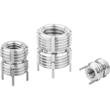 Kipp Threaded Insert, Self-Locking, Internal & External Thread, M16, L ...