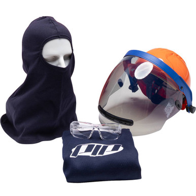 PIP PPE 2 Arc Flash Kit - 12 Cal/cm2-Navy Blue/One Size #9150-52508T ...