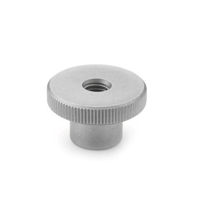 Knurled Nuts 3 Tall Shape 6 Pieces DIN 466 Stainless Steel VA A1 With