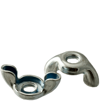 10-24 Type D Wing Nuts Zinc | AFT Fasteners