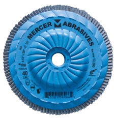 Type 27 High Density Trimmable Zirconia Flap Discs - 4-1/2