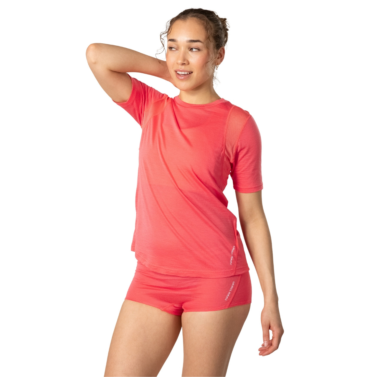 (取寄) カリトラ レディース リネア Tシャツ - ウィメンズ Kari Traa women Linnea T-Shirt - Women's Green 7434_SS25_Commercial_Maren_623