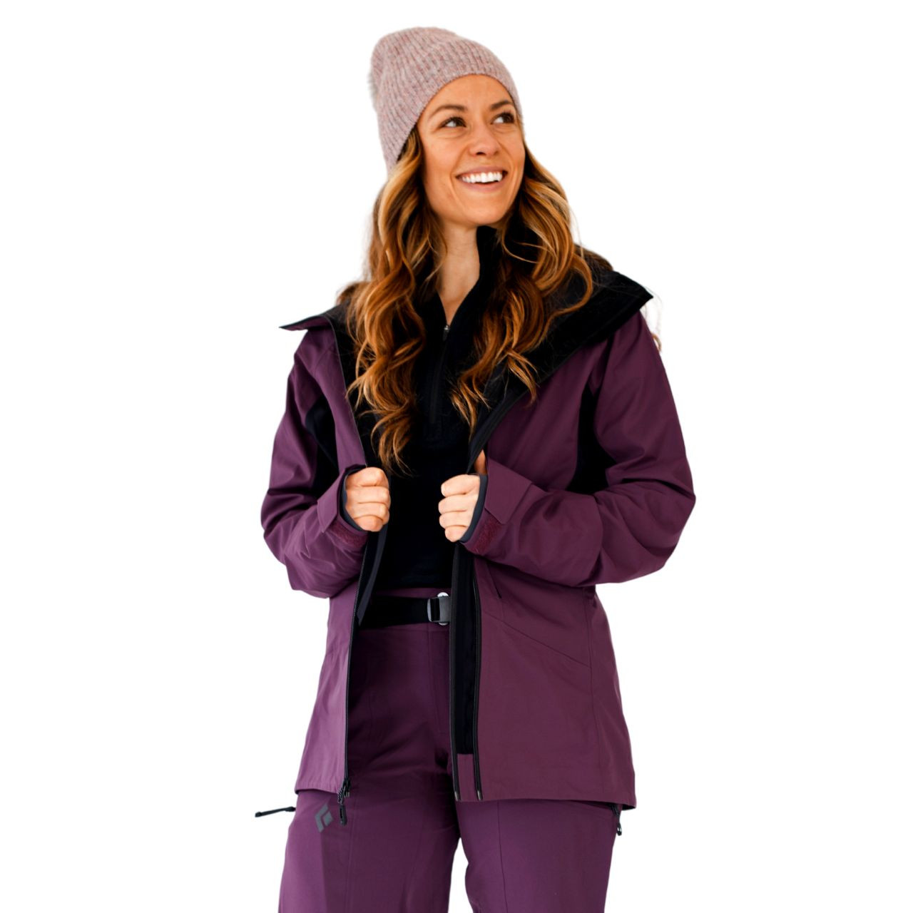 32 Degrees Heat Women's Mixed Media Jacket, Dark Blackberry Small - NEW -  Walmart.com