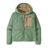 Patagonia Women's Diamond Quilted Bomber Hoody - Ellwood Green