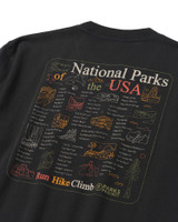 National Park Naturalist Checklist Relaxed T-Shirt - Vintage Black