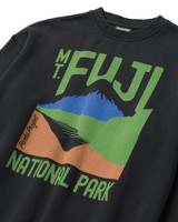 Parks Project Mount Fuji Crew - Vintage Black Parks Project Mount Fuji Crew - Vintage Black