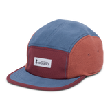 Cotopaxi Fleece 5-Panel Hat - Mulberry and Deep Sea
