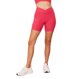 Midi Bike Short - Lychee