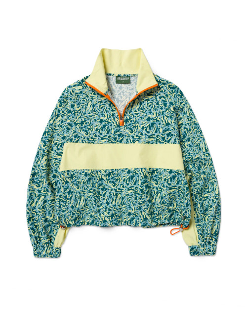 Parks Project New River Flow Quarter Zip Windbreaker - Multi-Color Parks Project New River Flow Quarter Zip Windbreaker - Multi-Color
