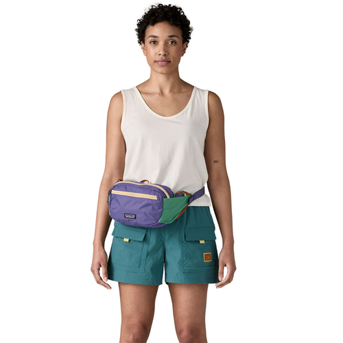 Patagonia Terravia Hip Pack 4L - Patchwork: Barnacle Blue Patagonia Terravia Hip Pack 4L - Patchwork: Barnacle Blue