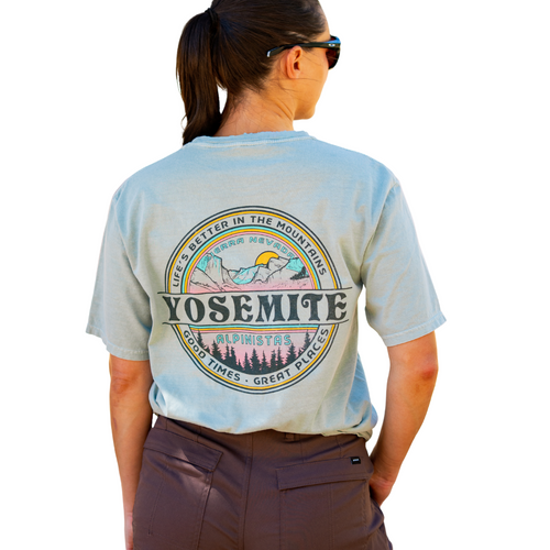 Alpinistas Yosemite Tee - Light Blue Alpinistas Yosemite Tee - Light Blue