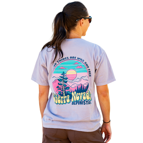 Alpinistas Groovy Sierra Tee - Lilac Alpinistas Groovy Sierra Tee - Lilac
