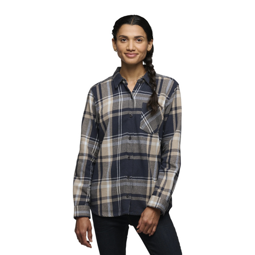 Black Diamond Project Flannel - Charcoal-Moonstone Plaid Black Diamond Project Flannel - Charcoal-Moonstone Plaid