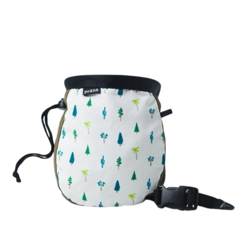 prAna Graphic Chalk Bag - Slate Green Trees prAna Graphic Chalk Bag - Slate Green Trees