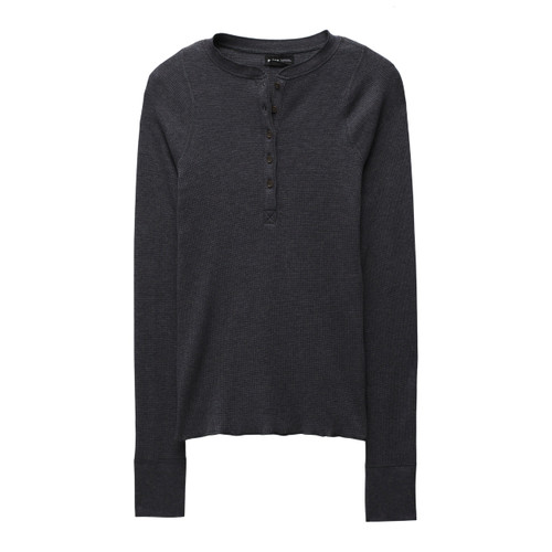 Prana Touchstone Henley - Charcoal Heather Prana Touchstone Henley - Charcoal Heather