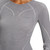 Falke Women's Wool Tech Long Sleeve Base Layer in Grey Heather