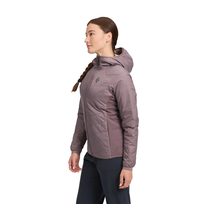 BD Women's Solution 1.0 Hoody - Dark Mauve