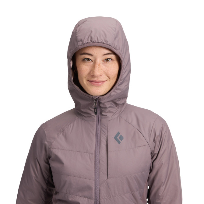 BD Women's Solution 1.0 Hoody - Dark Mauve