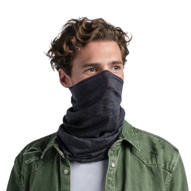 Buff Merino Lightweight Solid Grey Adult- None