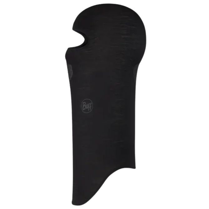 Buff Merino Lightweight Balaclava Solid Adult - Black