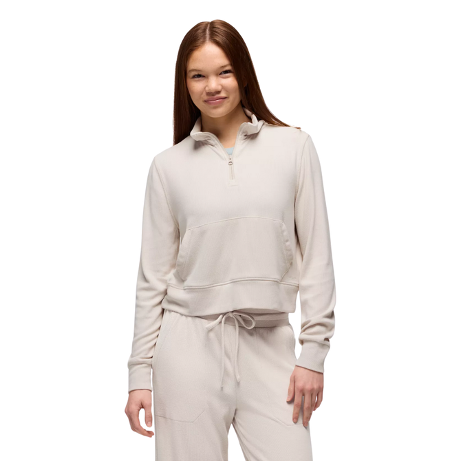 Prana Willow West Half Zip - ALMOND