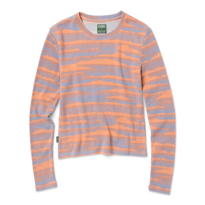 Parks Project Women's Smoky Mtn. Haze Mini Waffle Tee