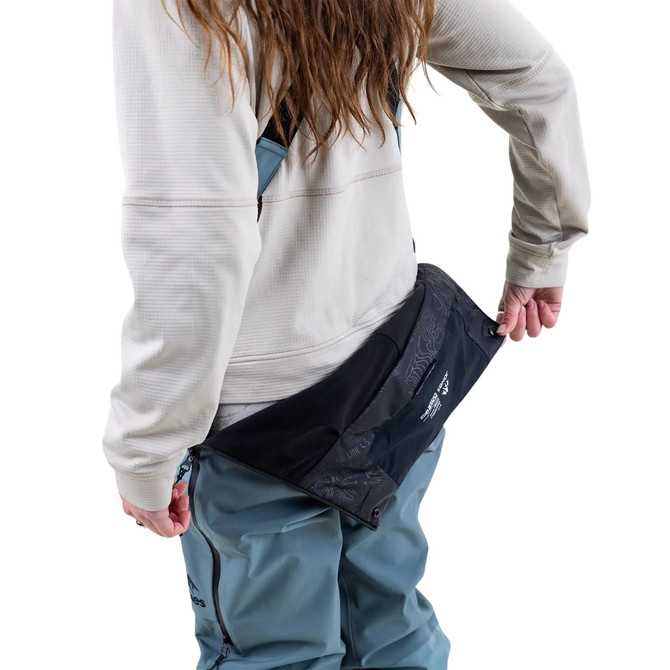 Jones Mtn Surf Rec Bib Atlantic Blue- Pant - Atlantic Blue