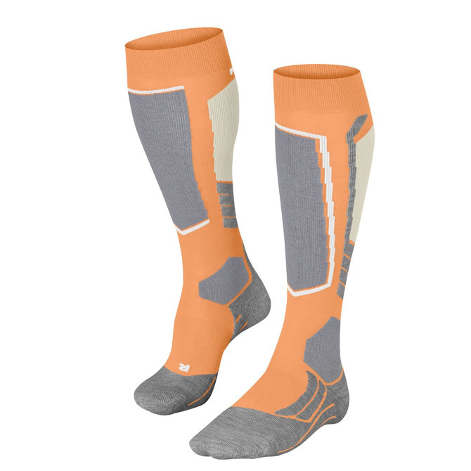 Falke SK2 Intermediate Women Skiing Knee-High Socks - Orangette