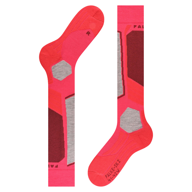 Falke SK2 Intermediate Women Skiing Knee-High Socks - Rose