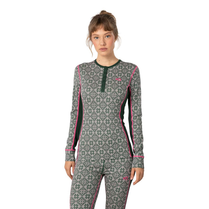 Kari Traa Rose Long Sleeve Baselayer - Thyme Green