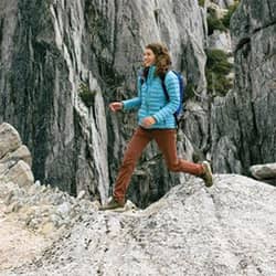 woman enjoying insulated jacket