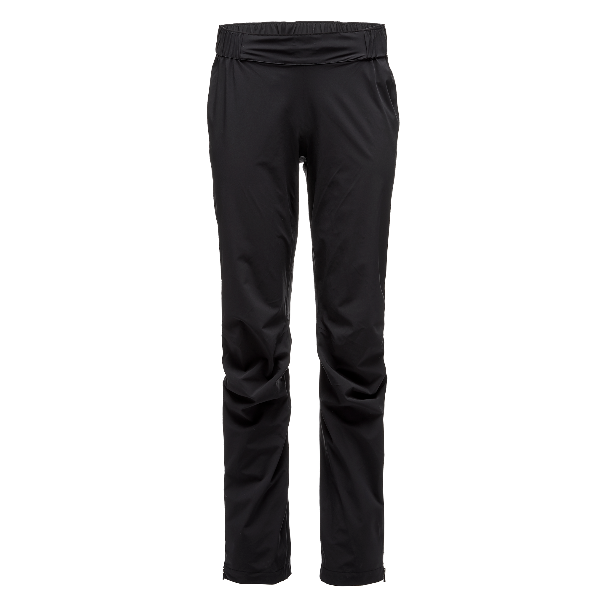 Unisex Full-Zip Packable Waterproof Pants with Lower Leg Zips