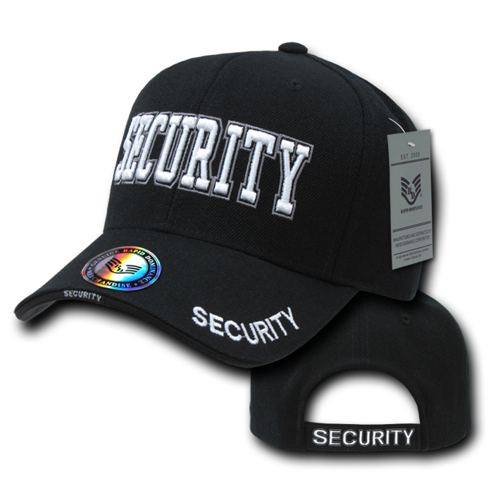 Security Hat (3D Puff Embroidery - 4 locations)