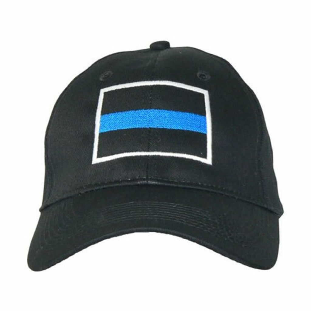 Thin Blue Line FlexFit Hat (Embroidered Logo)