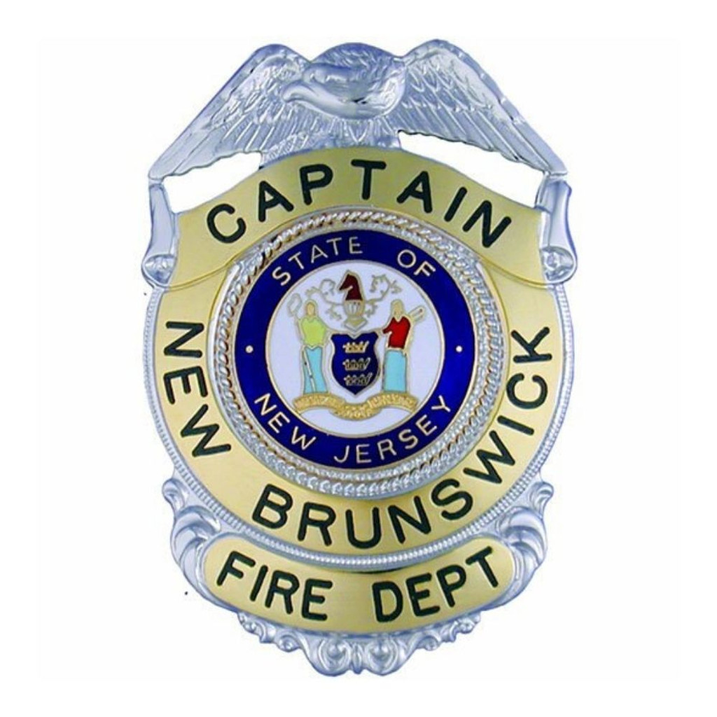 Hookfast 2-TONE Badge QS-B5414T (2 1/2"h x 1 3/4"w)