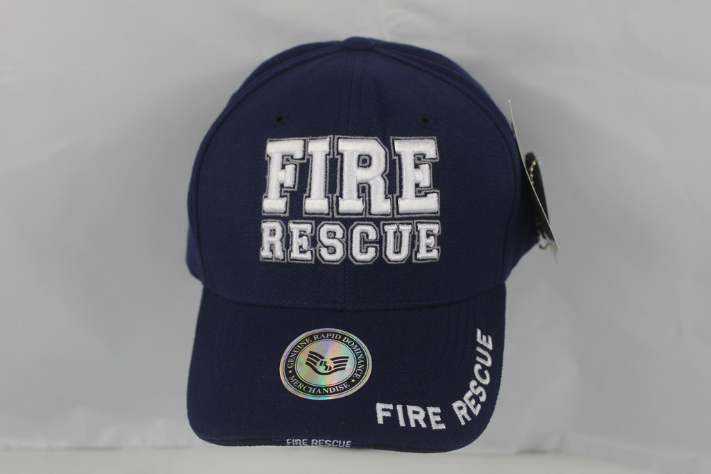 Fire Rescue PUFF HAT (3-D Embroidery - 4 locations)