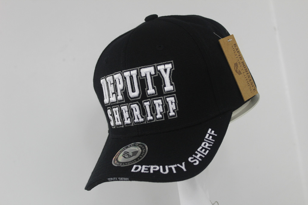 Deputy Sheriff Hat (3D Puff Embroidery - 4 locations) 1