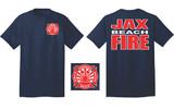 Jacksonville Beach Fire Department Duty T-Shirt (Navy)