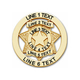Smith & Warren Custom Badge S593A