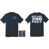 Boston Fire Department Keep Back 200 Feet T-Shirt