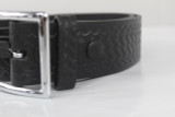 Boston Leather 1 3/4" Garrison Uniform Trouser Belt (Basketweave) 3