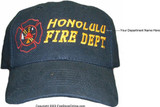 Custom Embroidered Hat (Fire Dept) - Design Your Own Online
