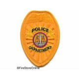 Patch - Police Department Badge (Gold)