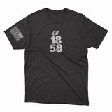 Est 1858, Chicago F.D. Black T-Shirt